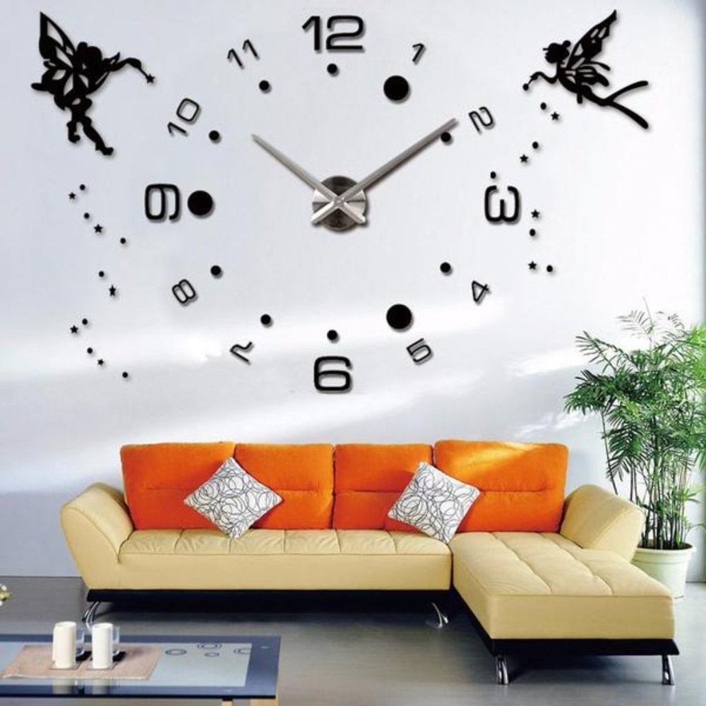 Angel Digital Wall Clock 3D